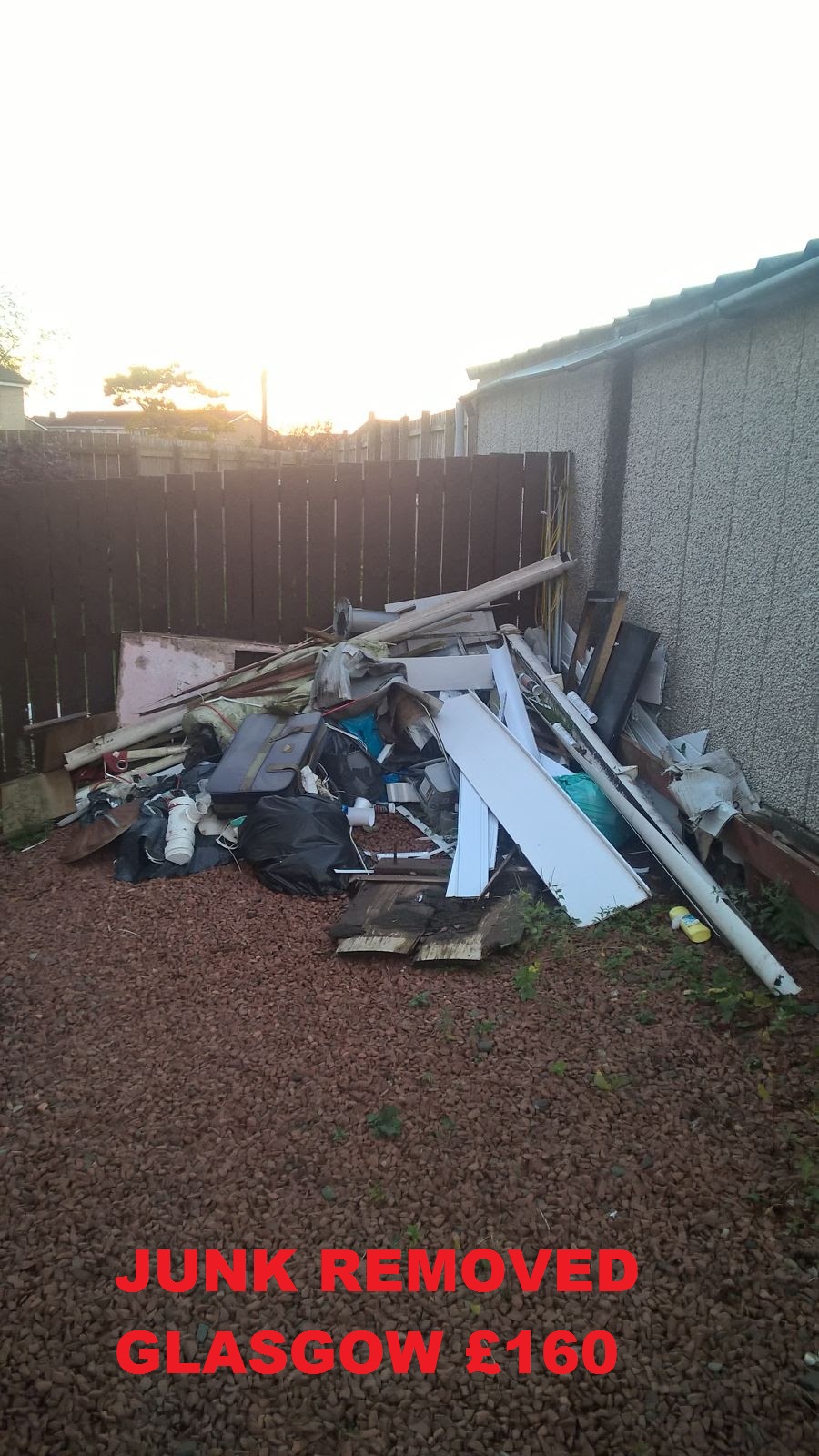 Rubbish, waste & dump it removal glasgow prices