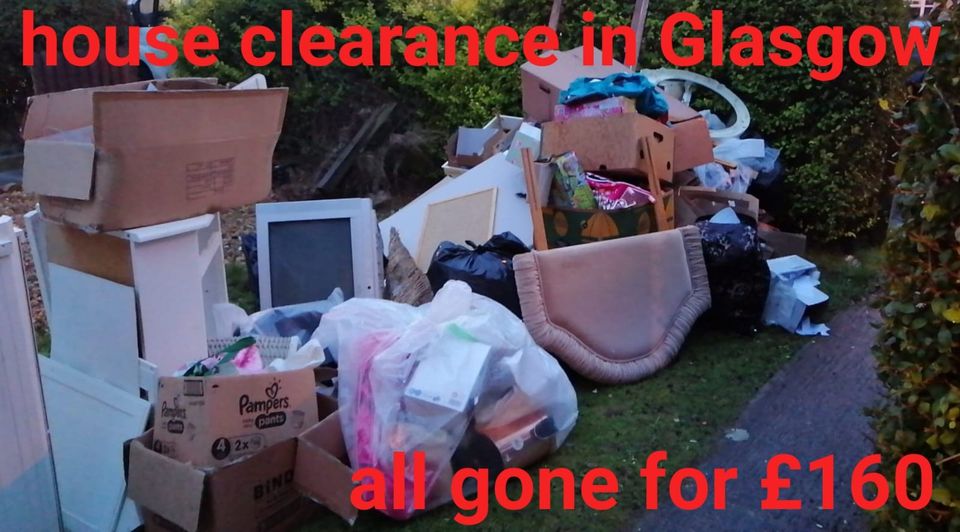 Rubbish, waste & dump it removal glasgow prices