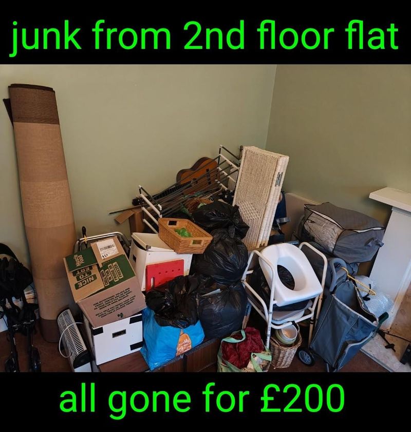 junk removed from glasgow flat